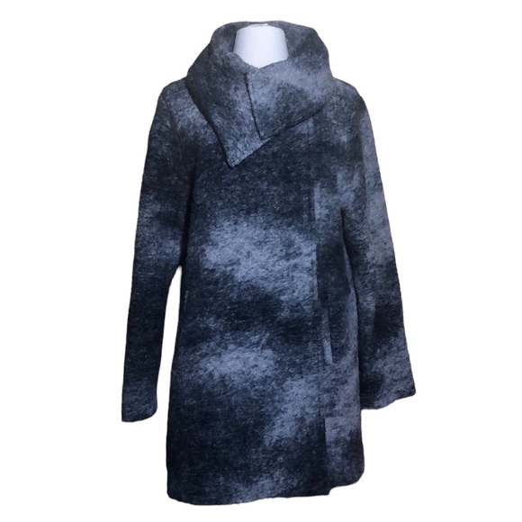 Nanette Lepore Jackets & Blazers - Nanette Lepore Grey Wool shawl collar swing coat single button closure Size XL